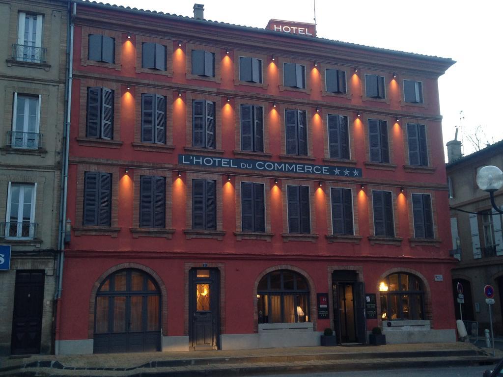 Hotel Du Commerce Montauban Exteriör bild